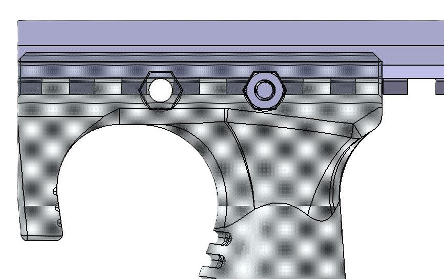 Stubby Angled w/ Finger Stop (Picatinny) V1